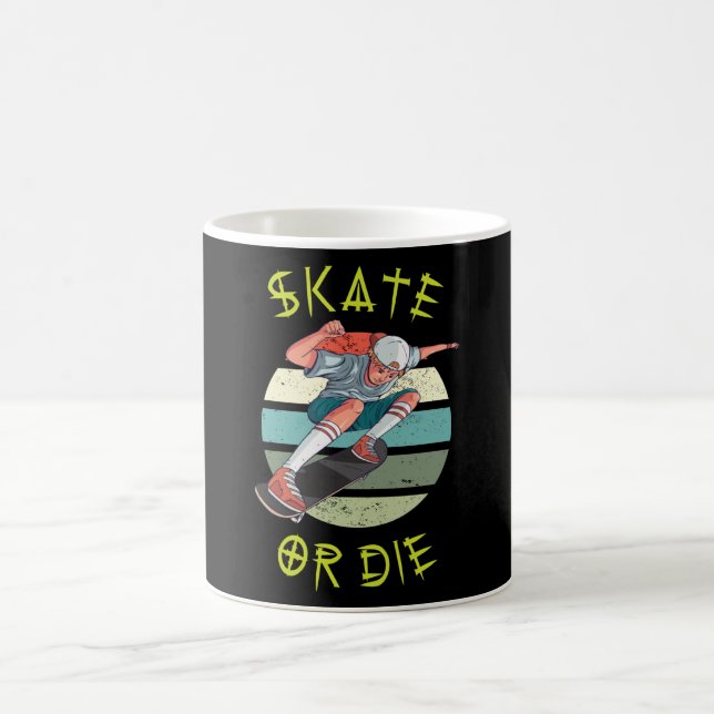Skate or die Skateboarder Boy Coffee Mug (Center)