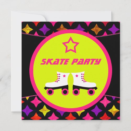 Skate Party Invitation
