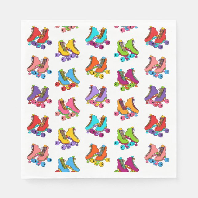 Skate Party Kids Napkins (Front)