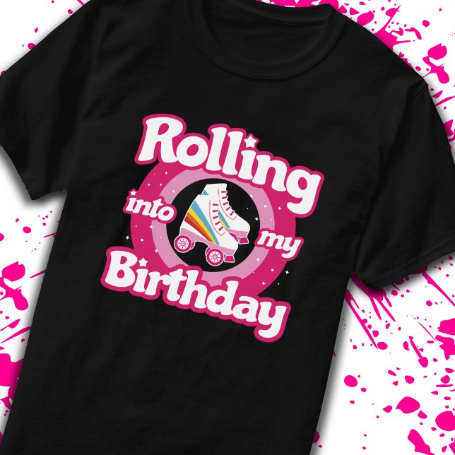 Skate Party - Roller Rink Roller Skating Birthday T-Shirt (Creator Uploaded)