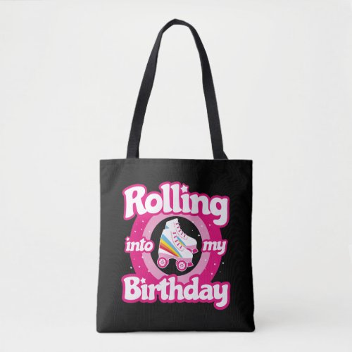 Skate Party _ Roller Rink Roller Skating Birthday Tote Bag