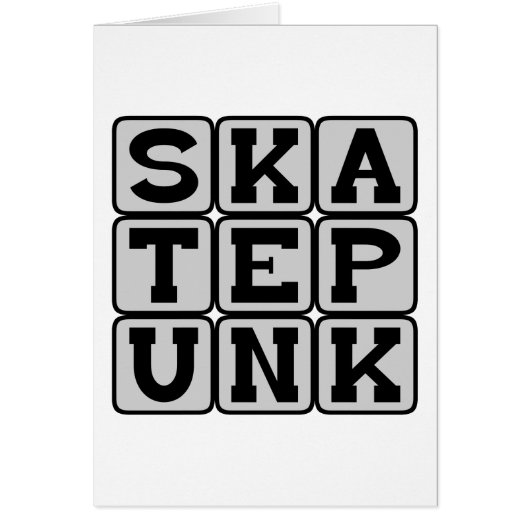 Skate Punk, Music Genre (Front)