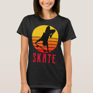 Skate Retro Vintage Skateboarder Skateboarding T-Shirt