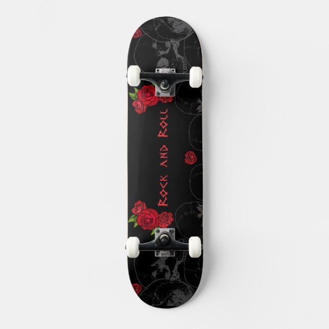 Skate Rock and Roll Skateboard Deck (Front)