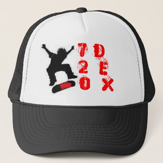 skate shadow 1, 7  D 2   E   0   X Trucker Hat (Front)