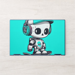 Skate SkullBot HP Laptop Skin