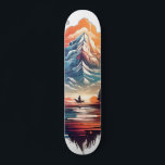 Skate Table with Mountain Landscape Skateboard<br><div class="desc">Embark on a visual adventure with our Skate Table with Artistic Landscape Montañés. Each trick becomes a stroll through majestic mountains embodied in a piece of art on wheels. This unique design not only offers exceptional performance in the skate, but also immerses you in the serenity of mountainous landscapes. Slip...</div>