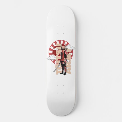 Skate Toitsu Army Red Samurai Skateboard