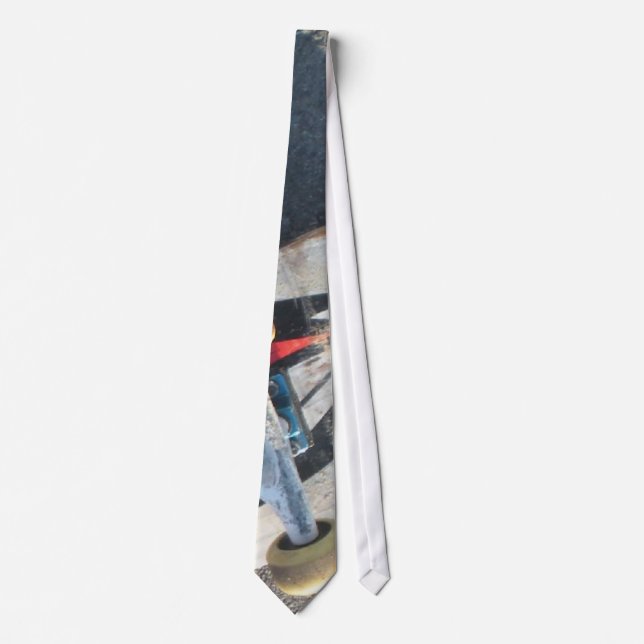 Skate Wheel Neck Tie (Front)