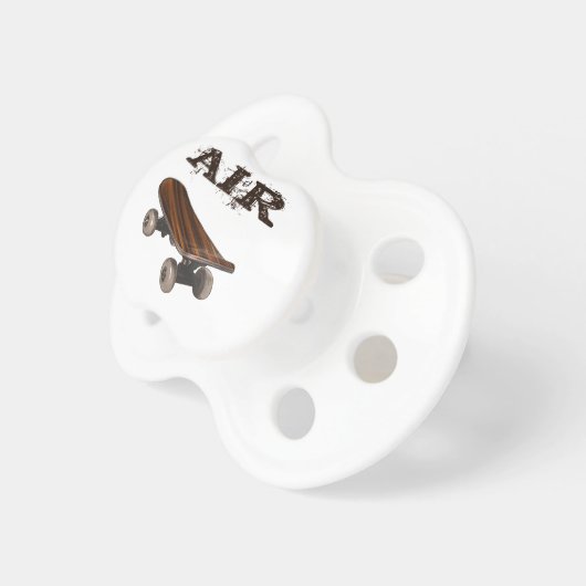 Skateboard Air teen kids men skateboarder Pacifier (Front Right)