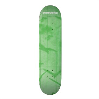 Skateboard Birds Green Cubebric
