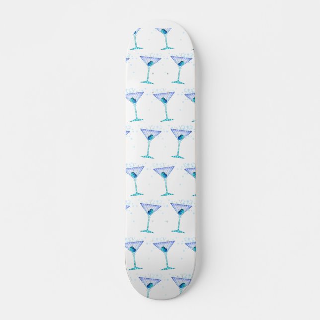 Skateboard - BLUE MARTINI Deck (Front)