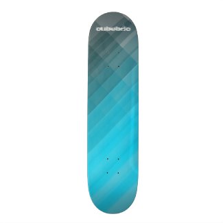 Skateboard Blue Plain Cubebric