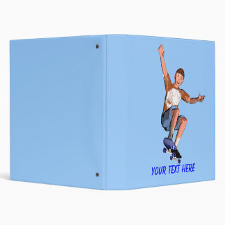 Skateboard Boy Binder