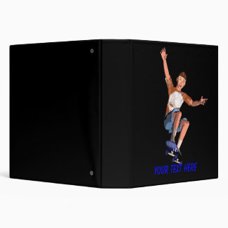 Skateboard Boy Binder 1.5 inch