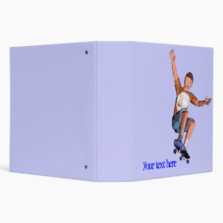 Skateboard Boy Binder 2 inch size