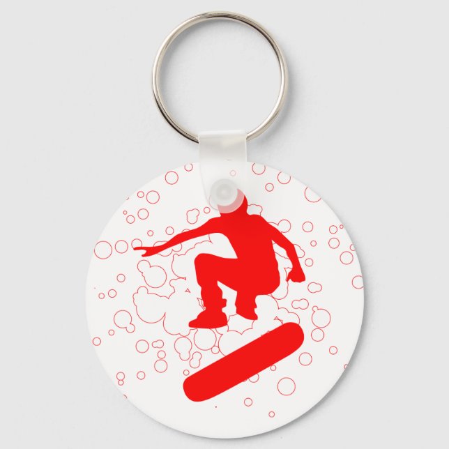 skateboard. bubbles. keychain (Front)