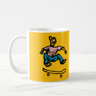 skateboard coffee mug