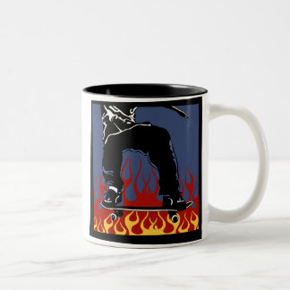 Skateboard coffee mug