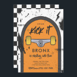 Skateboard Come Kick It Urban Sport Birthday Party Invitation<br><div class="desc">Skateboard Come Kick It Urban Sport Birthday Party Invitation
All designs are © PIXEL PERFECTION PARTY LTD</div>