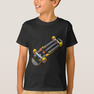 Skateboard Comic Style Skateboarding Fan T-Shirt
