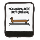Skateboard dachshund dog mouse pad