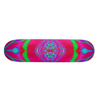 Skateboard Deck Design: Scan Weed.Quad.Red.165