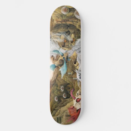 Skateboard deck Gregory Pyra Piro print