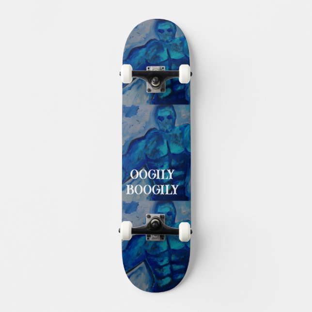 SKATEBOARD DESIGN BY ARTIST PAULA REILLY. (Front)