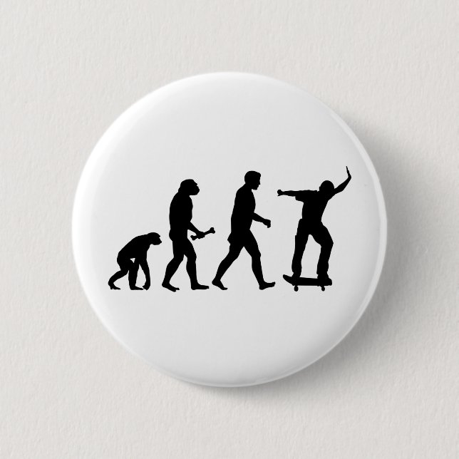 Skateboard Evolution Button (Front)