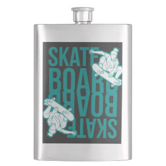skateboard flask