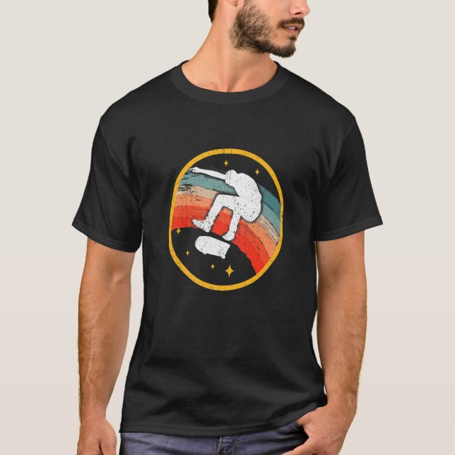 Skateboard  For Men Sk8ing Halfpipe Ollie Youth Bo T-Shirt (Front)