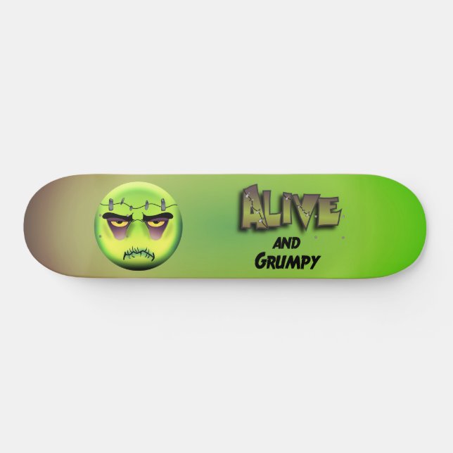 Skateboard Frankenmoji (Horz)