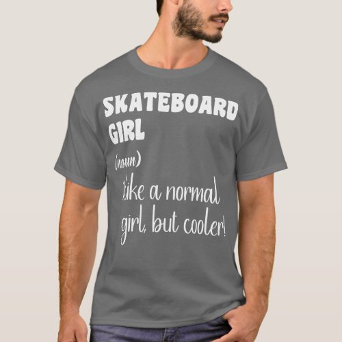 Skateboard Girl T_Shirt
