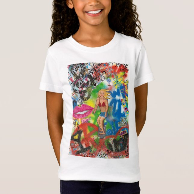 Skateboard Girl T-Shirt (Front)