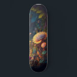 Skateboard Girly Mushroom Pattern woodland<br><div class="desc">Skateboard Girly Mushroom Pattern woodland Our skateboards are as sweet as they look, and a delightful gift for a birthday or skate park. ⭐This Product is 100% Customizable. *****Click on CUSTOMIZE BUTTON to add, delete, move, resize, changed around, rotate, etc... any of the graphics 99% of my designs in my...</div>