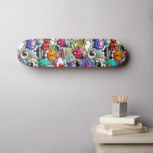 Skateboard - graffiti design | Zazzle