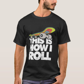 Skateboard Halfpipe Tricks Extreme Sports Skateboa T-Shirt