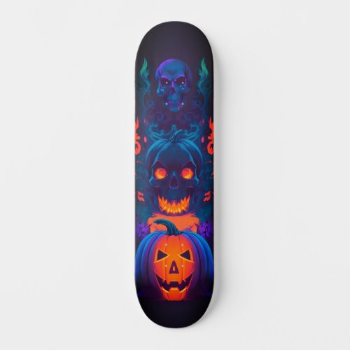 Skateboard halloween art