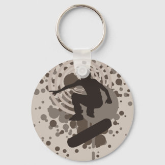 skateboard. hi-fi bubbles. keychain