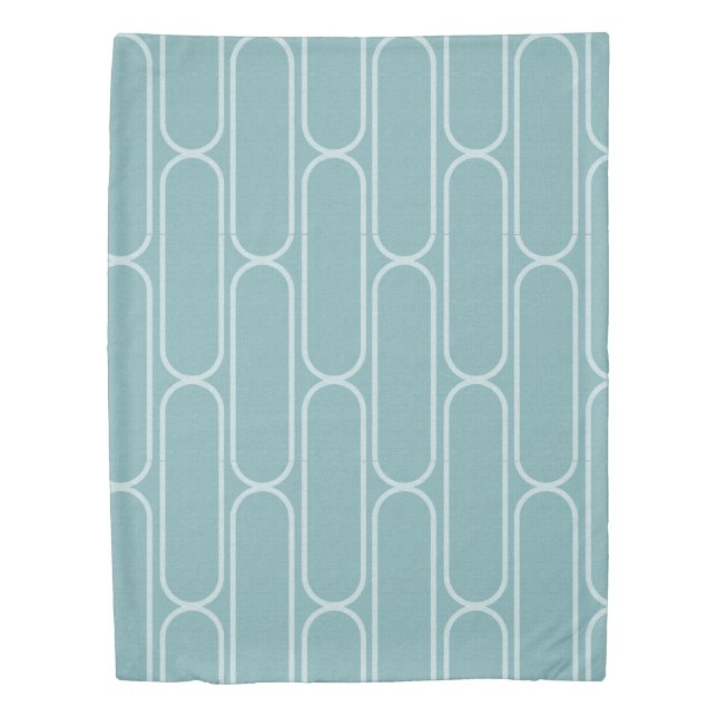 Skateboard Hourglass Comforter Cover In Mint (Front)