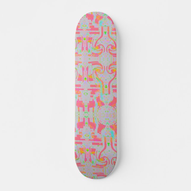 Skateboard In The Pink ZIZZAGO Deck (Front)