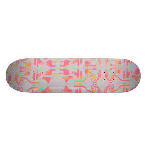 Skateboard In The Pink ZIZZAGO Deck