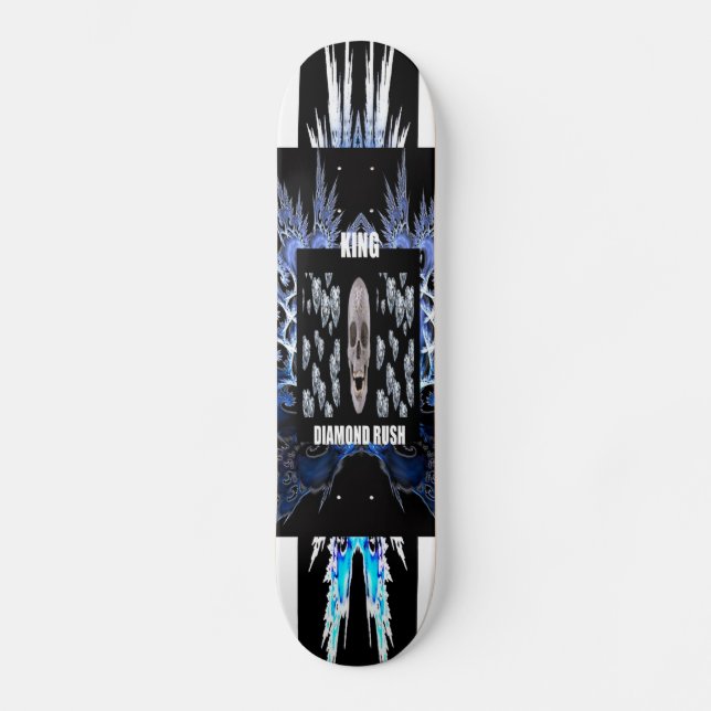 SKATEBOARD KING DIAMOND RUSH DECK (Front)
