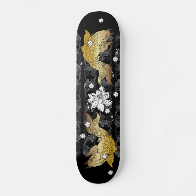 skateboard Koi Gold Deck (Front)