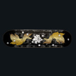 skateboard Koi Gold Deck<br><div class="desc">Golden cois swim with you when you go skating.</div>