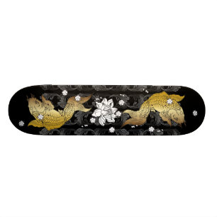 skateboard Koi Gold Deck