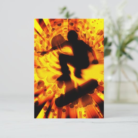 skateboard light explosion (Standing Front)