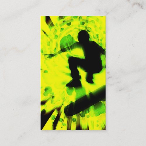 skateboard light explosion business card templates
