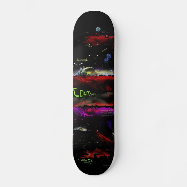 skateboard line cosmos deck (Front)